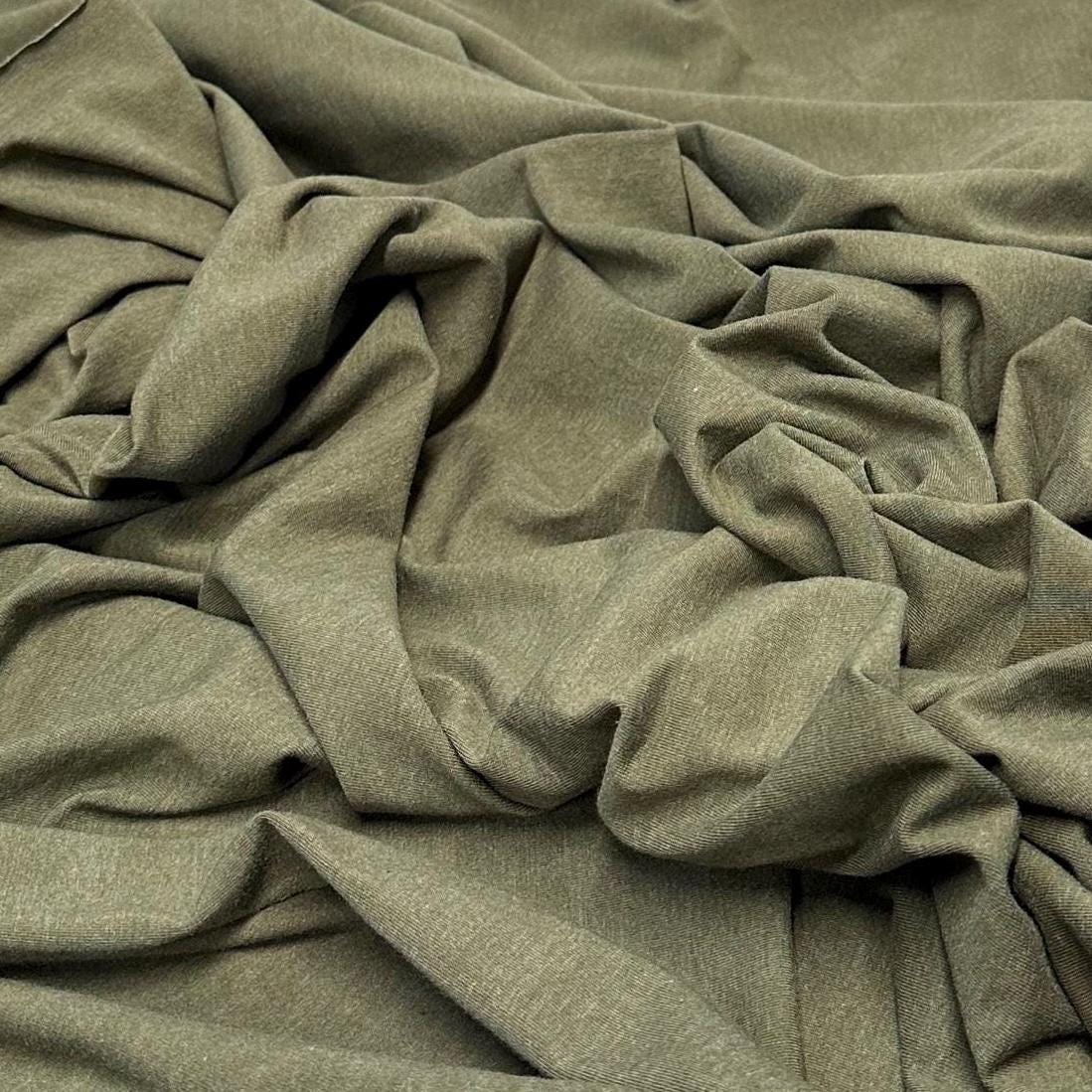 Ultra Soft 4 Way Stretch Cotton Spandex Jersey Knit Fabric By The Yard 200GSM Bodycon Bodysuit ShapeWear Natural