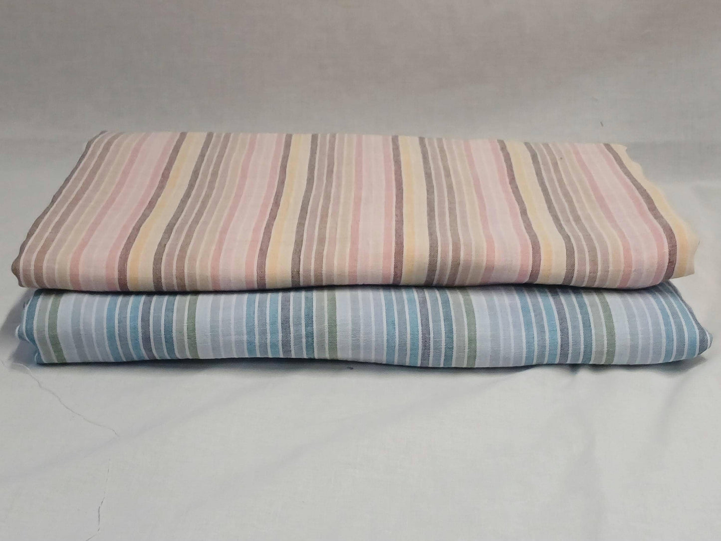 100% Cotton Double Gauze Multicolor Stripe