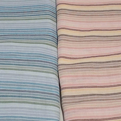 100% Cotton Double Gauze Multicolor Stripe