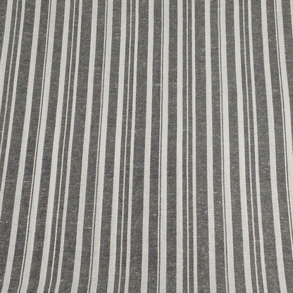 Rayon Linen Blend Varigated Stripe Soft Woven Fabric By The Yard 240 GSM