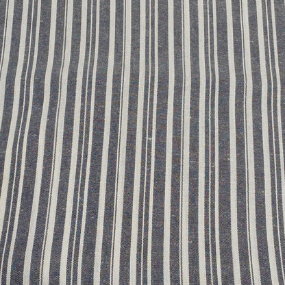 Rayon Linen Blend Varigated Stripe Soft Woven Fabric By The Yard 240 GSM