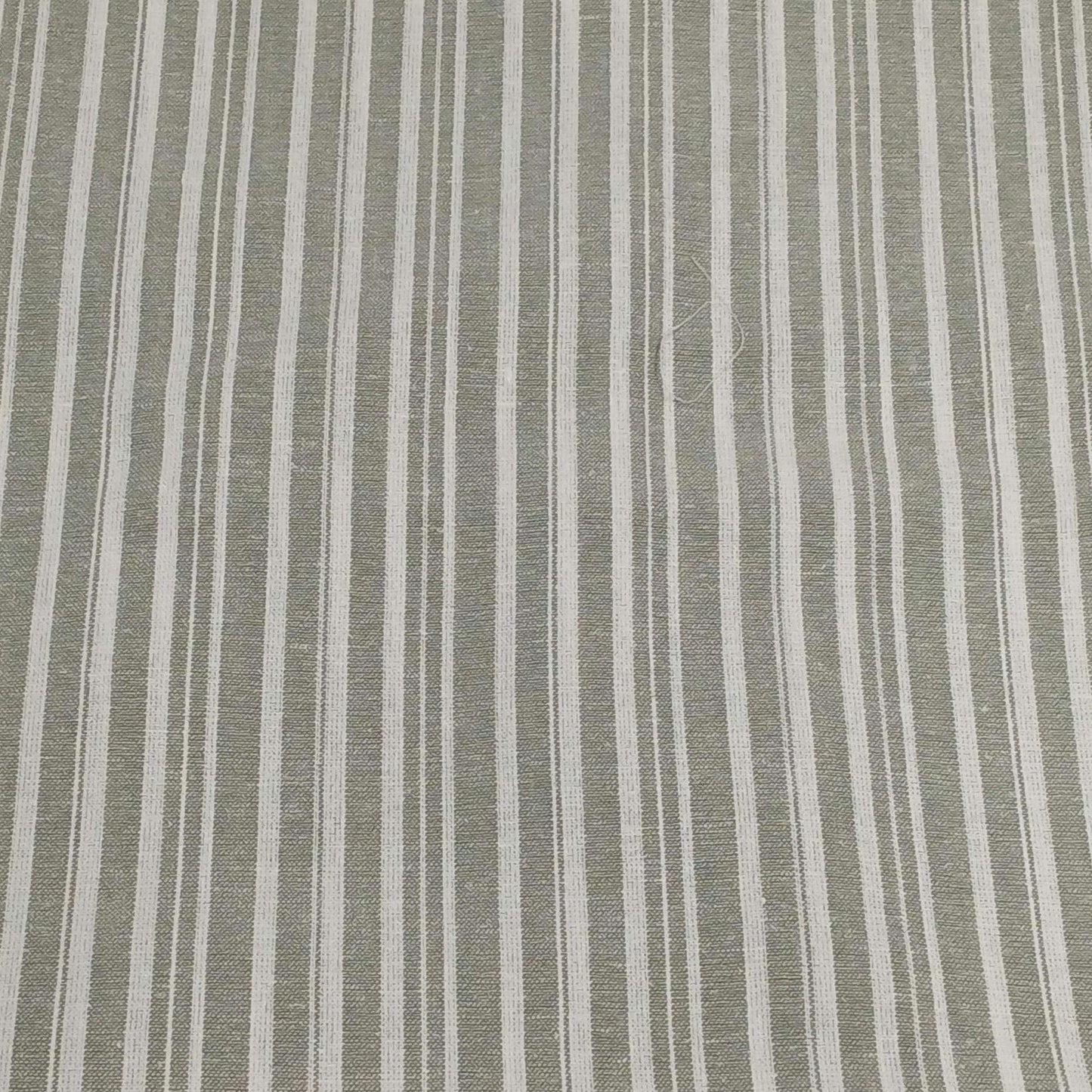 Rayon Linen Blend Varigated Stripe Soft Woven Fabric By The Yard 240 GSM