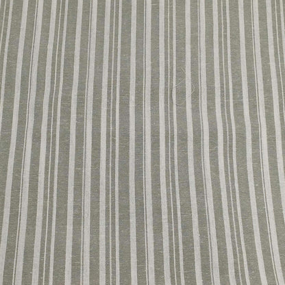 Rayon Linen Blend Varigated Stripe Soft Woven Fabric By The Yard 240 GSM