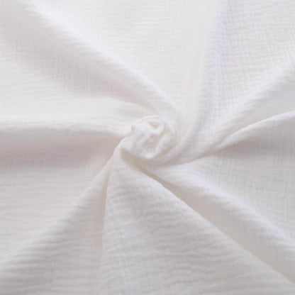 GREAT DEAL! 100% Cotton Double Gauze Off White Pastel Colors Fabric By The Yard