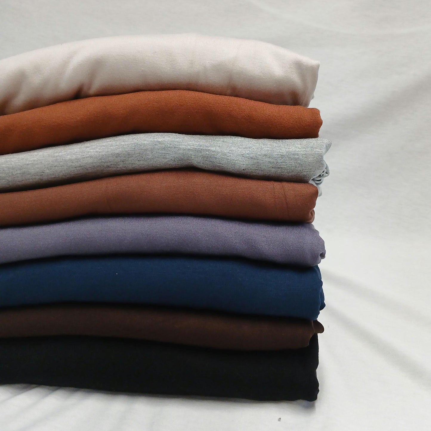 Super Heavy Weight 4-Way Stretch Bamboo Fabric| Soft Bamboo Spandex | Fabric By The Yard |  300 GSM Basic Color