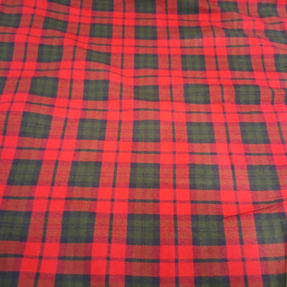 Christmas Buffalo Plaid Flannel Fabric  100% Cotton Gingham Checkered Material