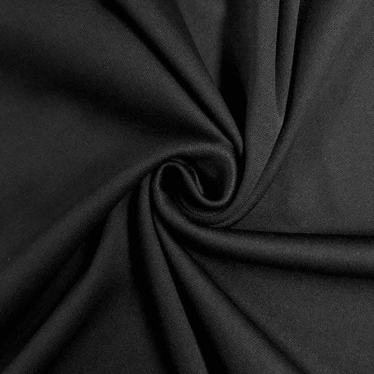 Black Interlock Knit 70 Denier Lining For Decor or Clothing