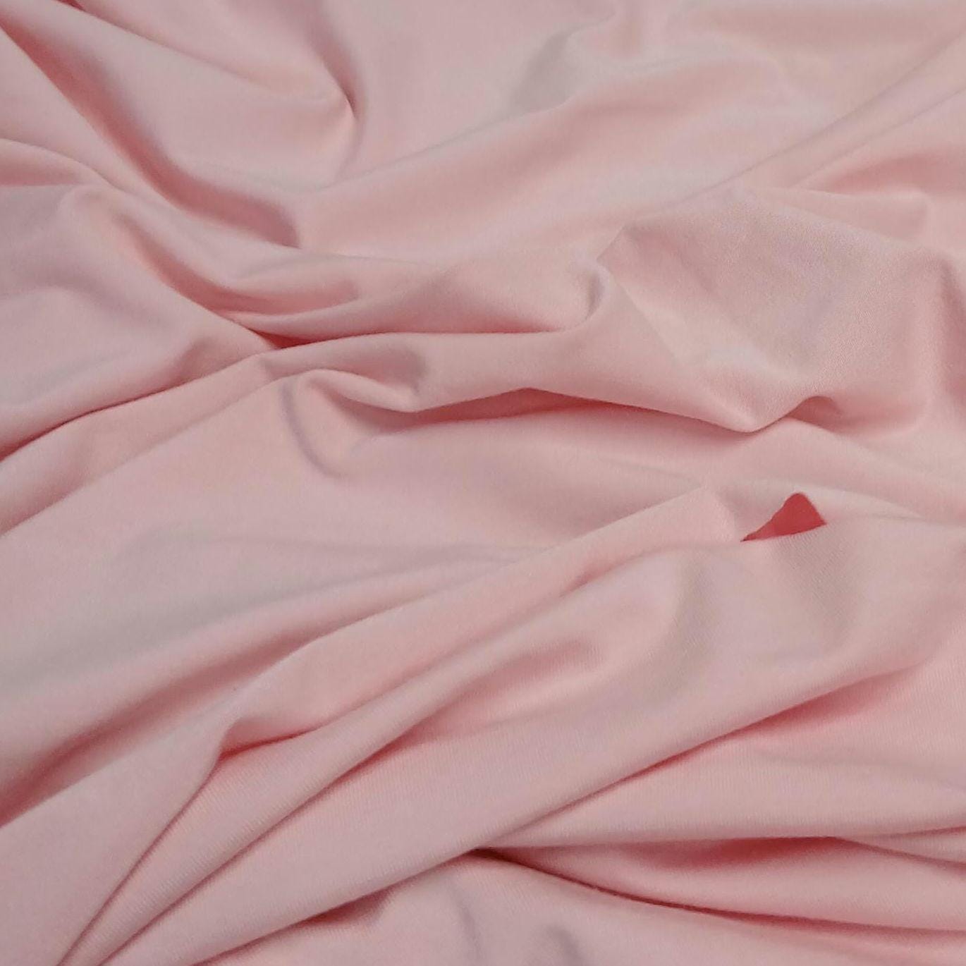 Super Heavy Weight 4-Way Stretch Bamboo Fabric| Soft Bamboo Spandex | Fabric By The Yard |  300 GSM Pastel Color