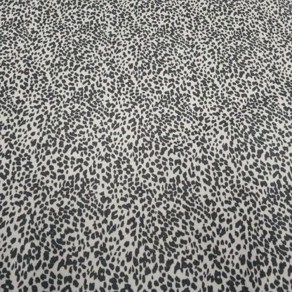 Premium Sweater Knit Mini Leaopard Animal Print Grey Cheetah Fabric By The Yard | 180 GSM Open Weave