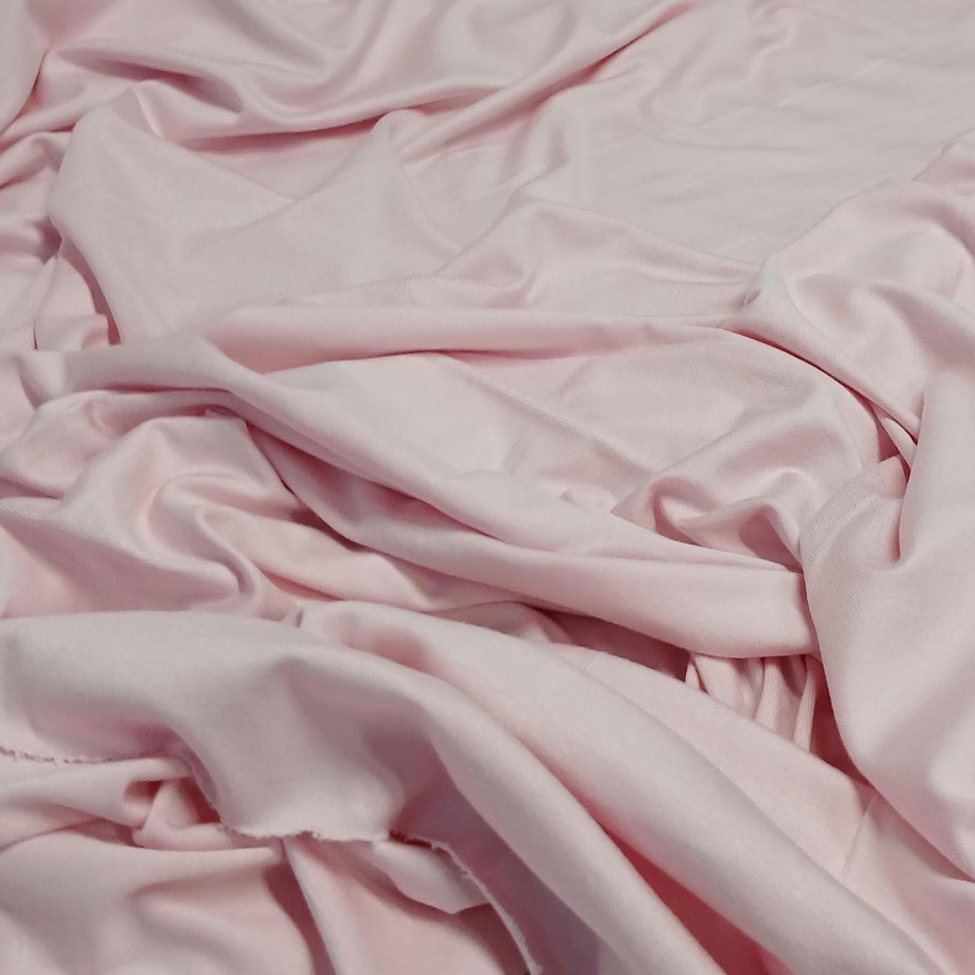 Super Heavy Weight 4-Way Stretch Bamboo Fabric| Soft Bamboo Spandex | Fabric By The Yard |  300 GSM Pastel Color