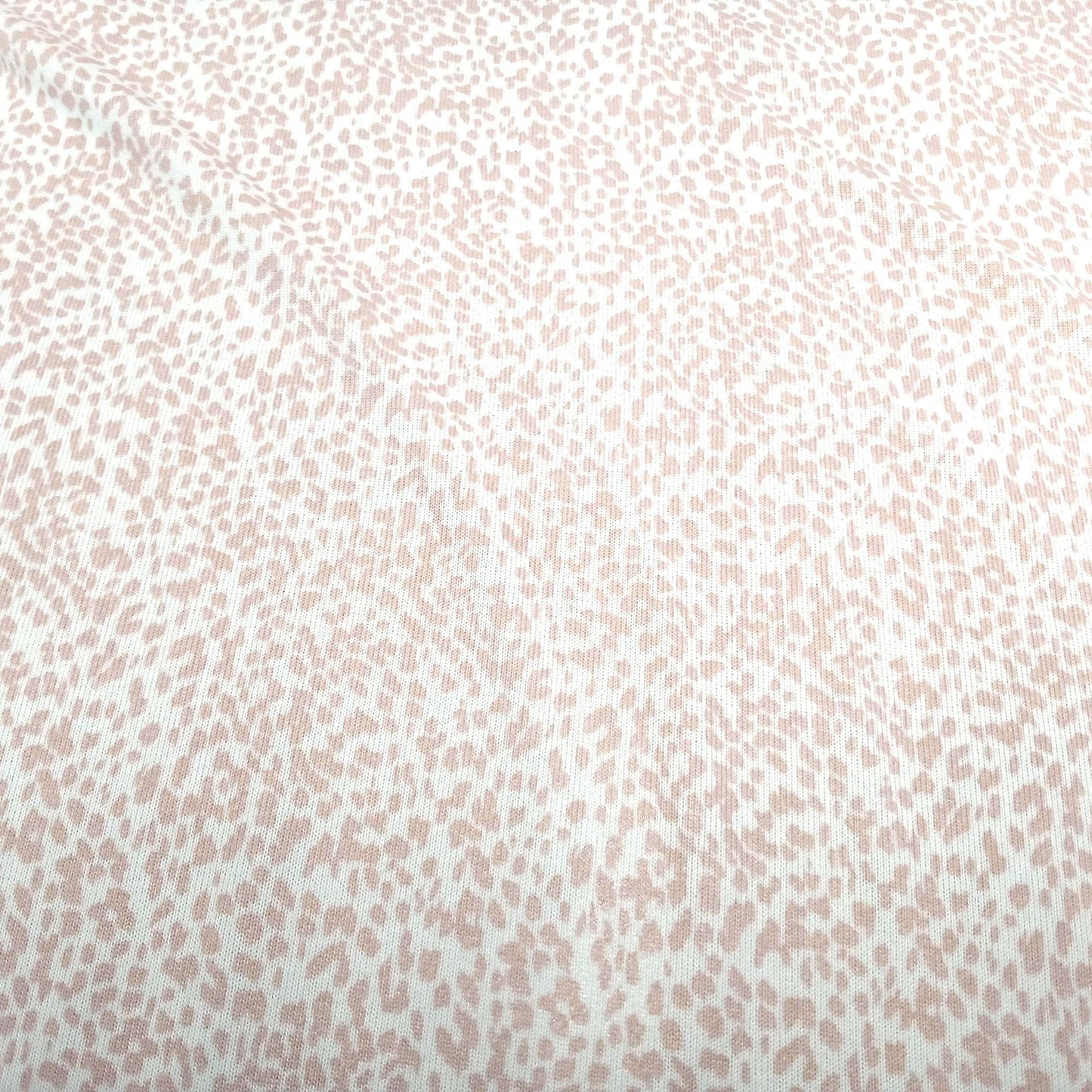 Premium Sweater Knit Mini Leaopard Animal Print Pink Cheetah Fabric By The Yard | 180 GSM Open Weave