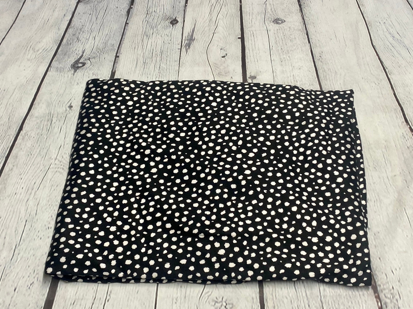 DBP Double Brushed Poly Spandex Print Medium Assorted Polka Dot Print By The Yard