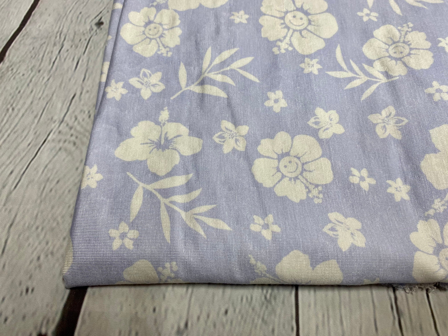 4-Way Stretch Bamboo Fabric| Soft Bamboo Spandex | Floral Print Fabric By The Yard | For Dresses, Cardigans and Blouses | 60” Wide