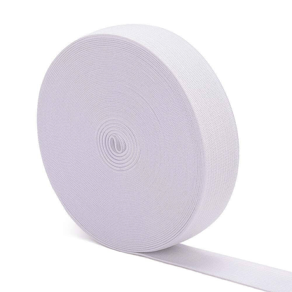 Waist Band White Flat Elastic Any Sizing Knitted Elastic! In Stock, Great Quality, Made in The USA, Ships Same Day!